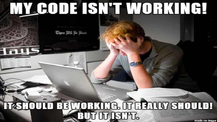 Ngại/ sợ debug là một trong những "lỗi" thường gặp khi code của người mới lập trình