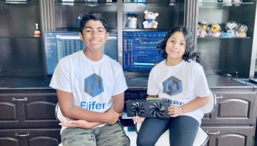 Từ tháng 4/2021, Ishaan Thakur, 14 tuổi và em gái Aanya, 9 tuổi, đã kiếm được gần 160.000 đô la từ tiền điện tử.