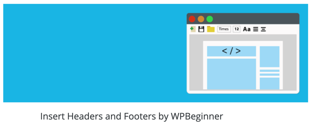 Plugin Insert Headers and Footers 