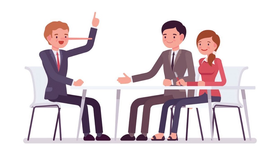 nói dối trong ứng tuyển