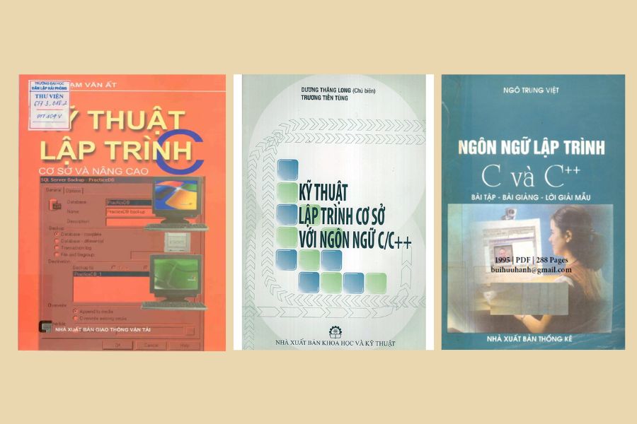 Một số loại sách giáo trình tài liệu học ngôn ngữ lập trình C