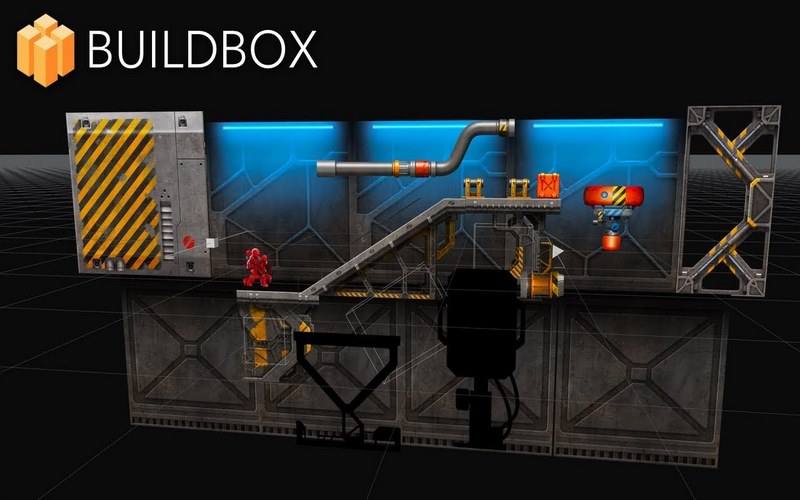  Buildbox cung cấp nhiều mẫu sẵn có 