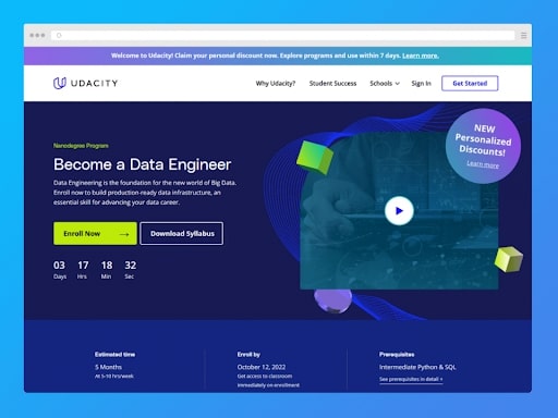 [Udacity] Chương trình cấp bằng Nano cho kỹ sư dữ liệu