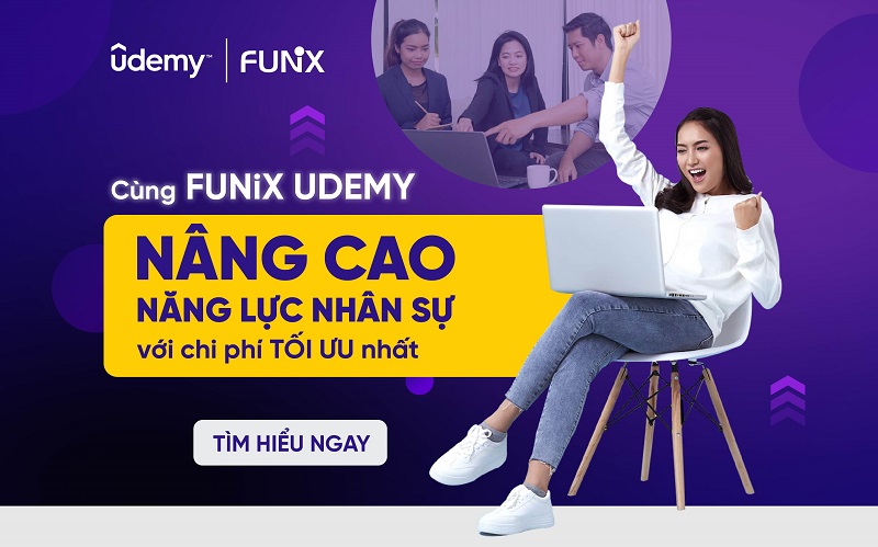 FUNiX - Udemy cung cấp giải pháp đào tạo nhân sự chất lượng