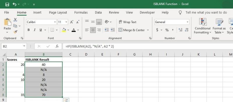 Cách sử dụng hàm ISBLANK trong Excel | Học CNTT cùng FUNiX