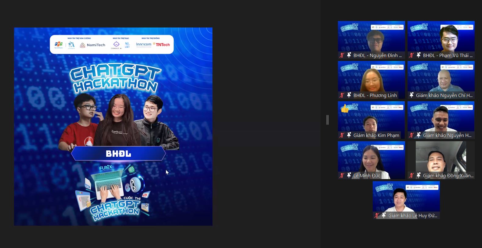 đội giành chiến thắng tại ChatGPT Hackathon