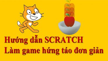 Lập trình game hứng táo bằng Scratch