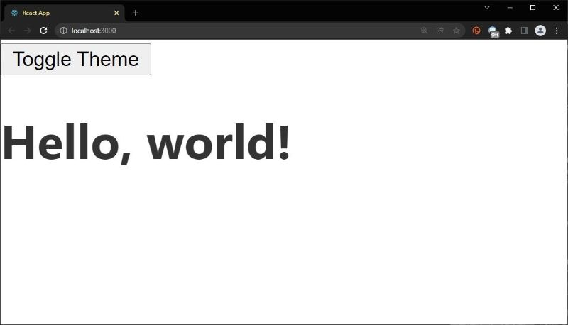 Cách thêm theme Chế độ tối vào ứng dụng React