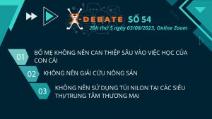 [xDebate] Tuyển người chơi tham gia xDebate số 54