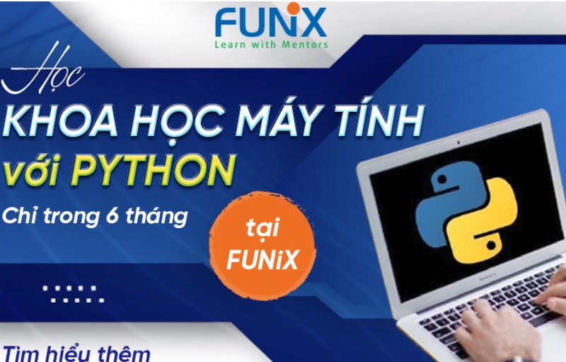 Khóa học Python cơ bản ở FUNiX đào tạo phù hợp với nhu cầu doanh nghiệp