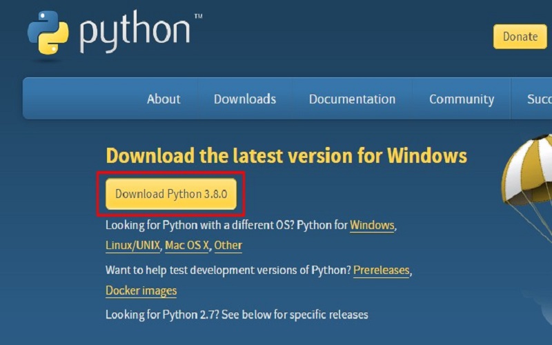 Cách cài đặt Python để lập trình nhúng (Nguồn: Internet)