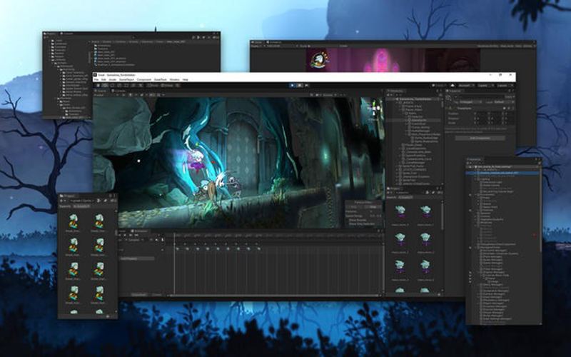 Unity Editor giúp bạn chỉnh sửa trò chơi