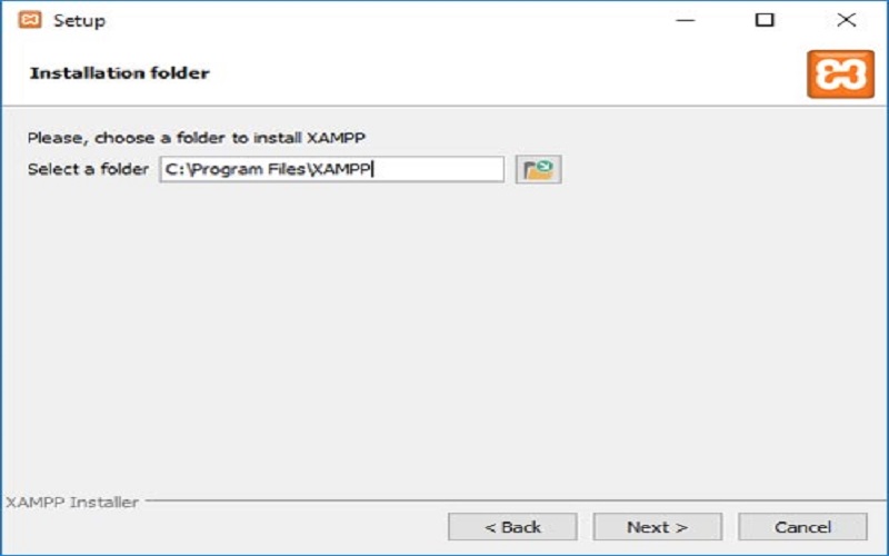 Hướng dẫn lập trình PHP với XAMPP, cách chọn nơi lưu trữ XAMPP dễ dàng nhất (Nguồn ảnh: Internet)