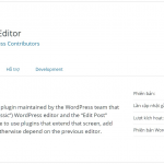 Hạn chế của Plugin Classic Editor