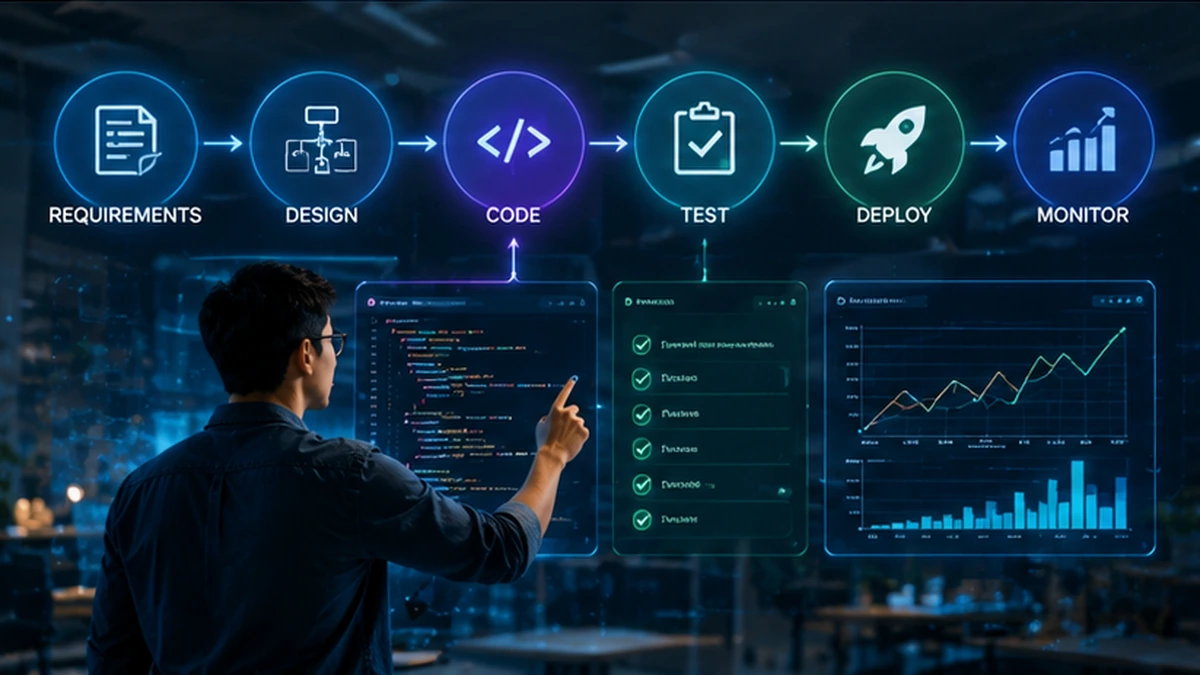 Lập trình viên kiểm soát quy trình phát triển phần mềm có AI hỗ trợ