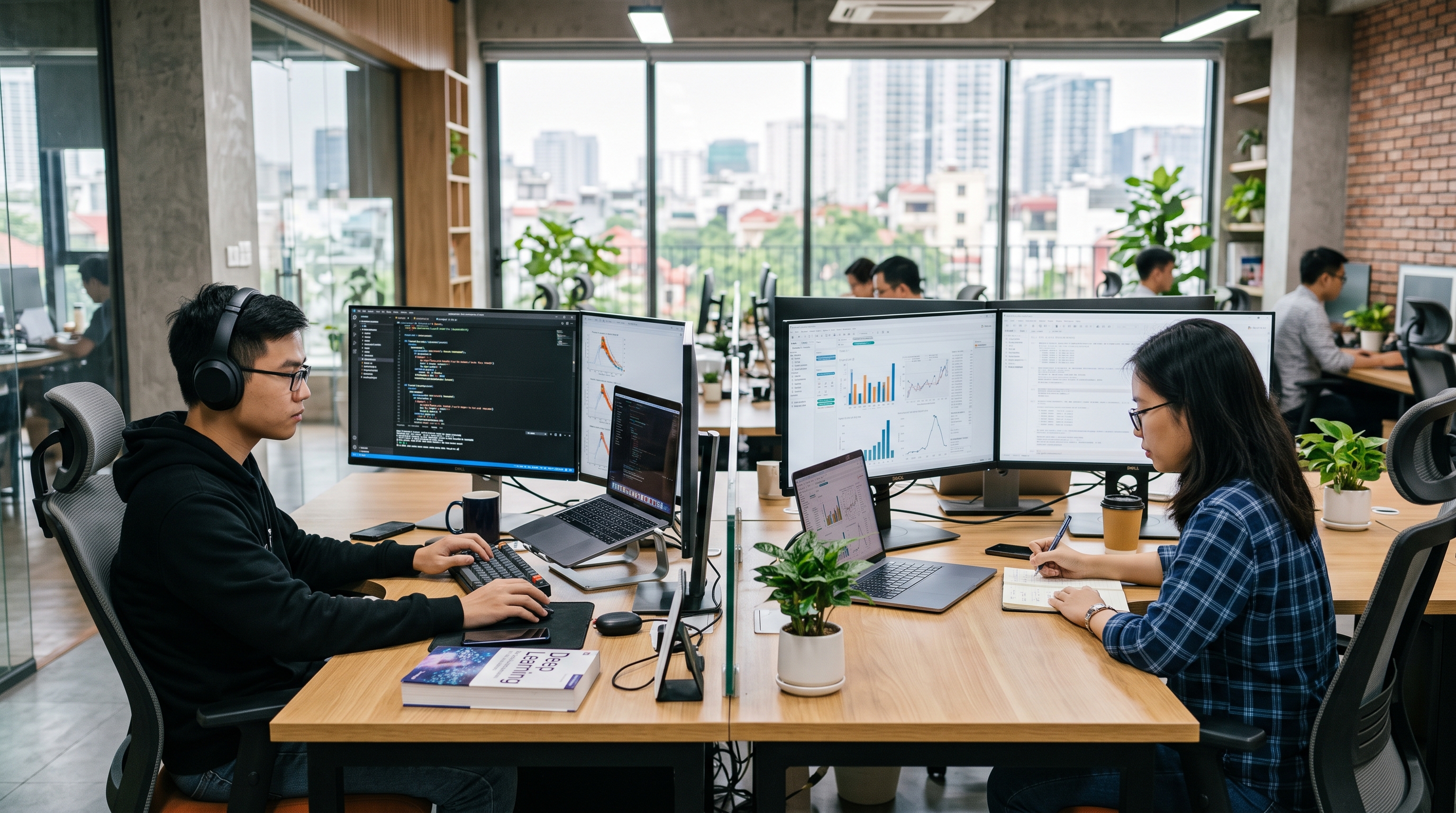 AI Engineer và Data Scientist trong môi trường công nghệ