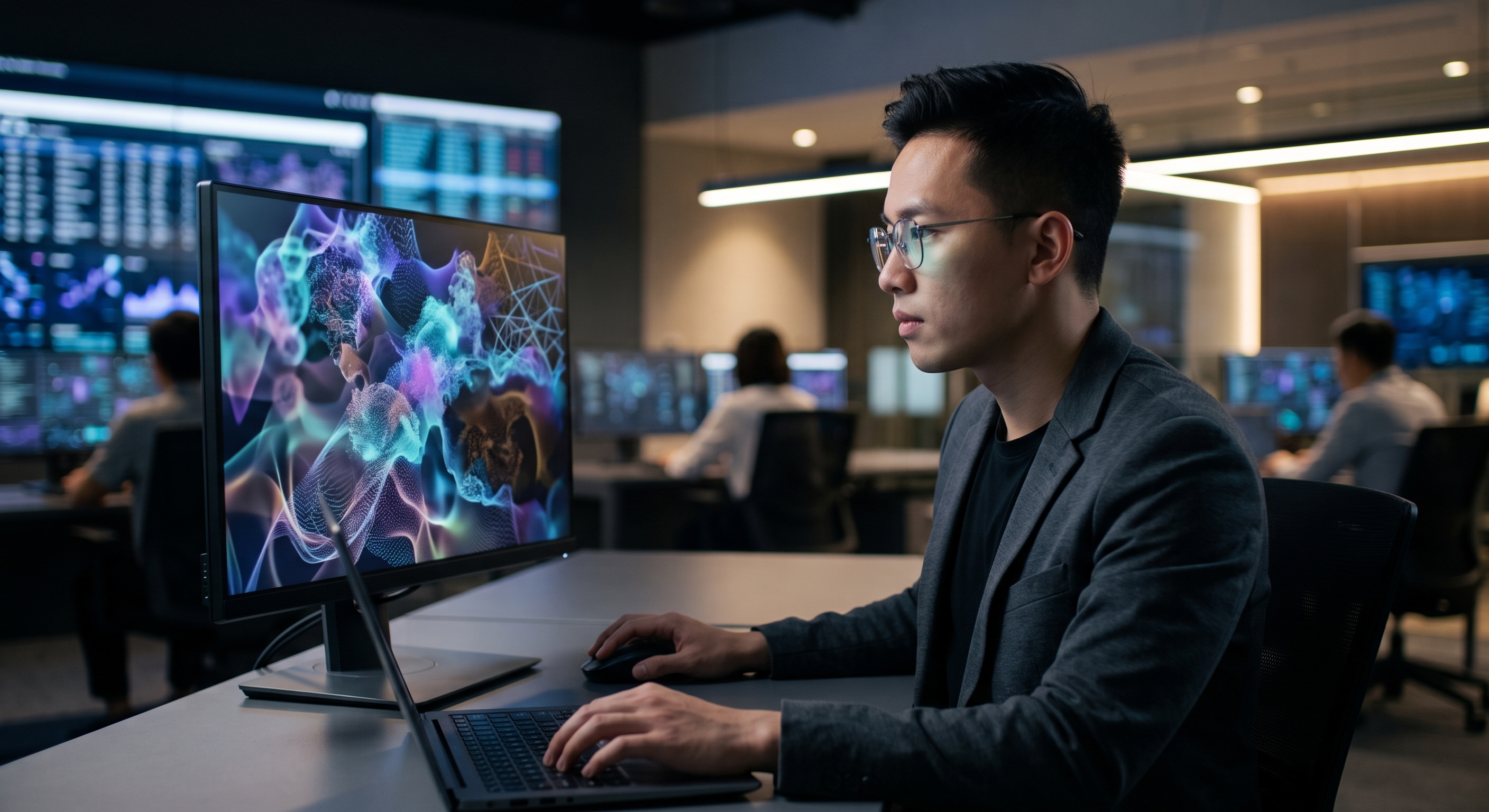 Chuyên viên cybersecurity phân tích dấu hiệu bất thường trên hệ thống