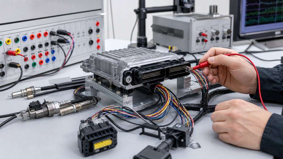 Bàn kiểm thử ECU và hệ thống điện tử ô tô