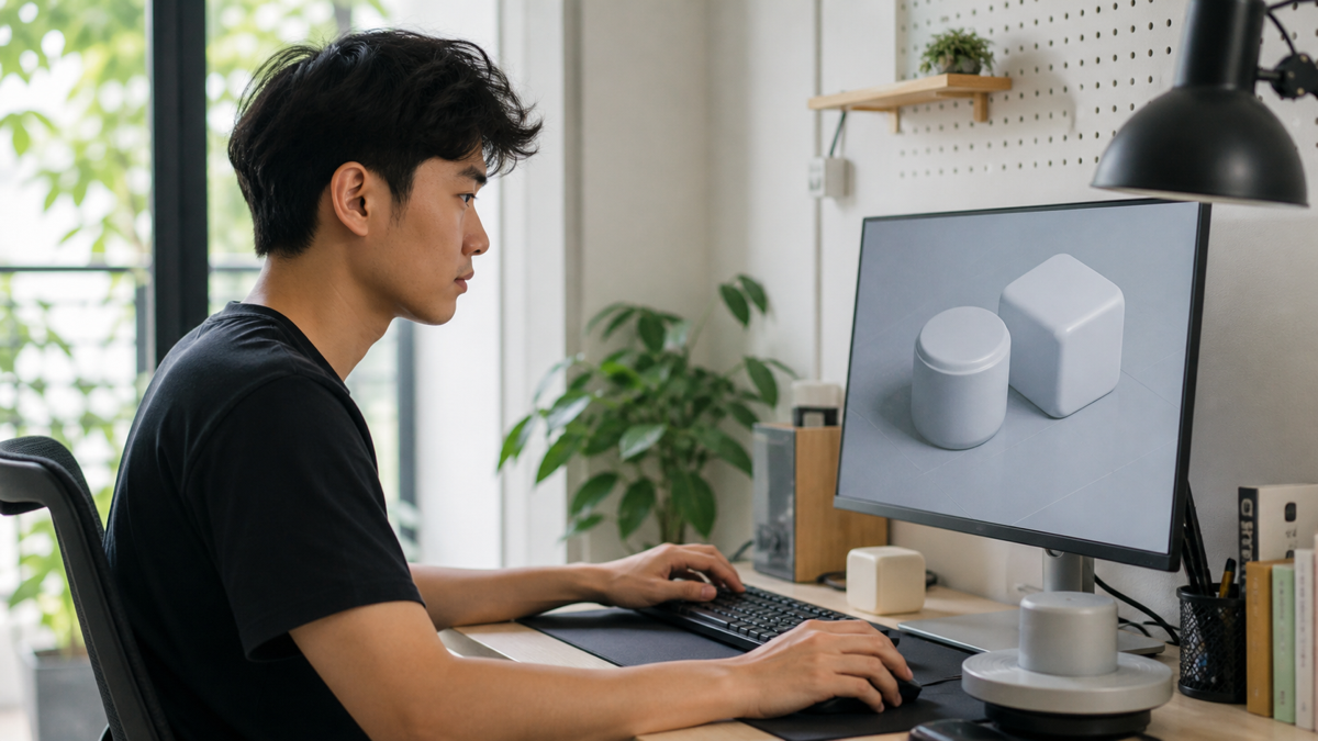 Người mới học sử dụng phần mềm vẽ 3D miễn phí trên máy tính