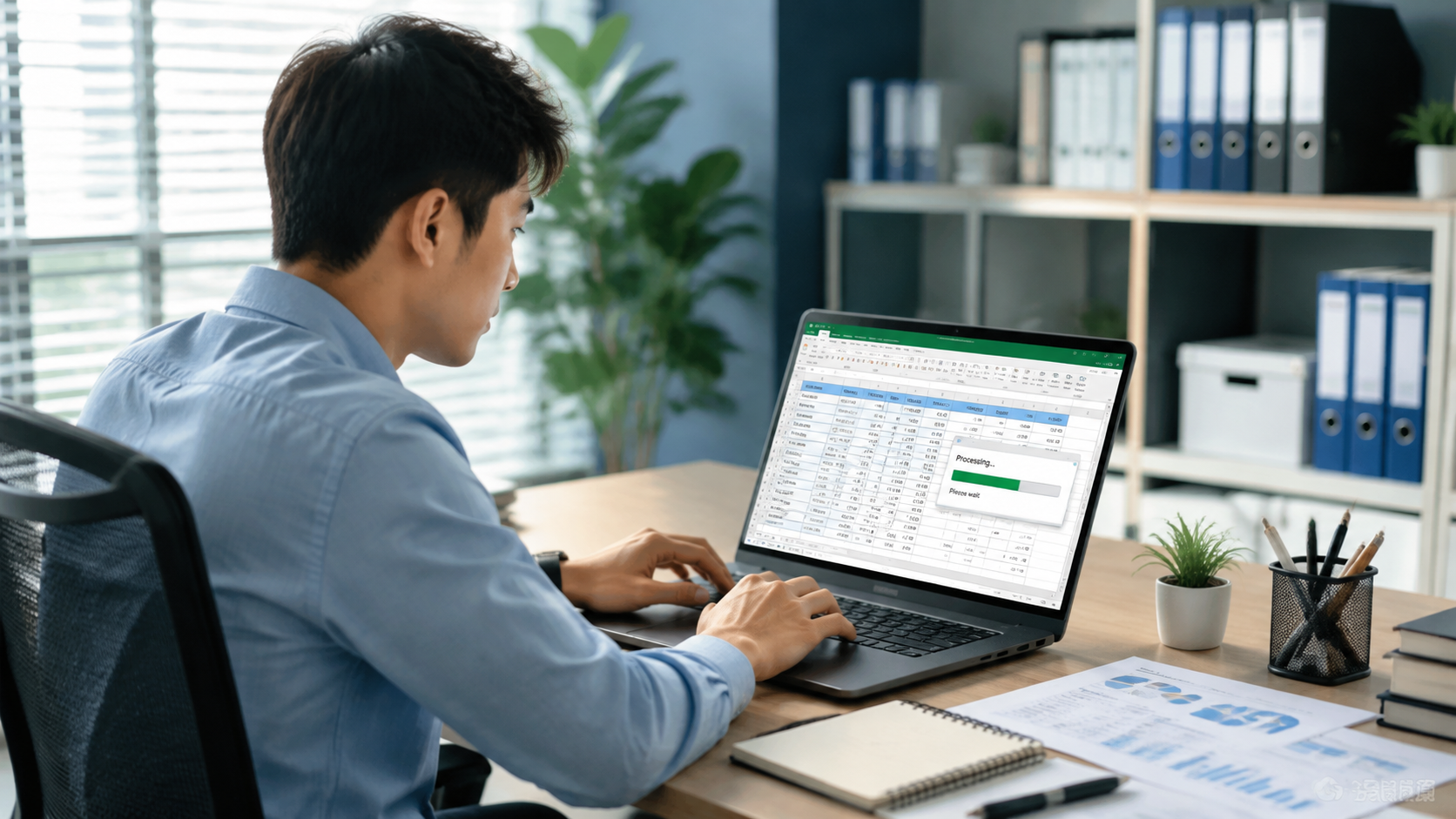 Nhân viên văn phòng sử dụng VBA để tự động hóa dữ liệu Excel