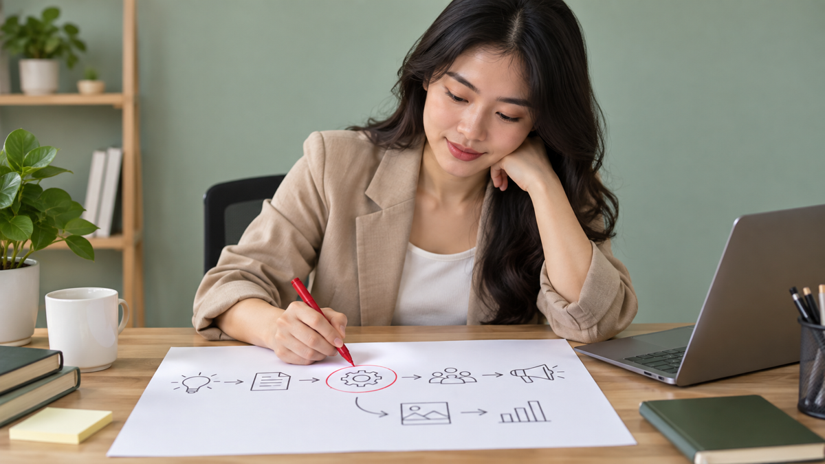 Marketer xác định một công việc lặp lại để thử nghiệm AI