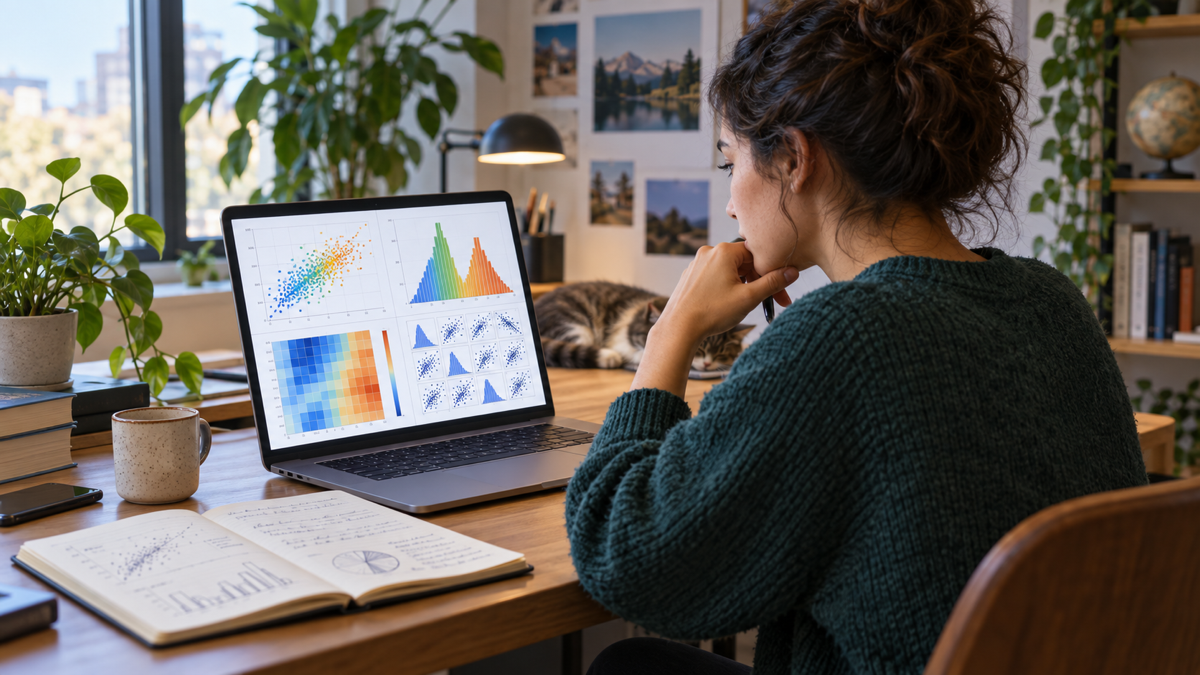 Người học khám phá dữ liệu và ghi chú trong workflow học máy