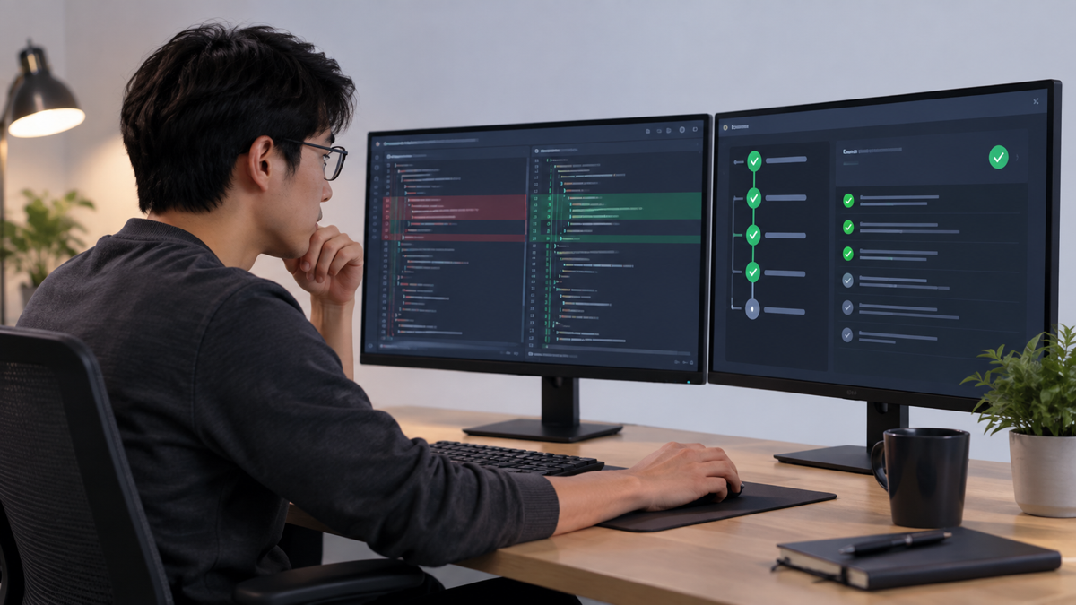Kỹ sư review diff bản sửa code do AI gợi ý