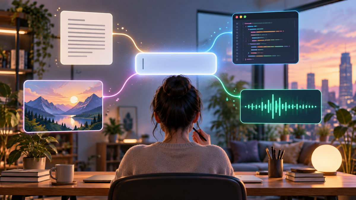 Các dạng đầu ra phổ biến của generative AI