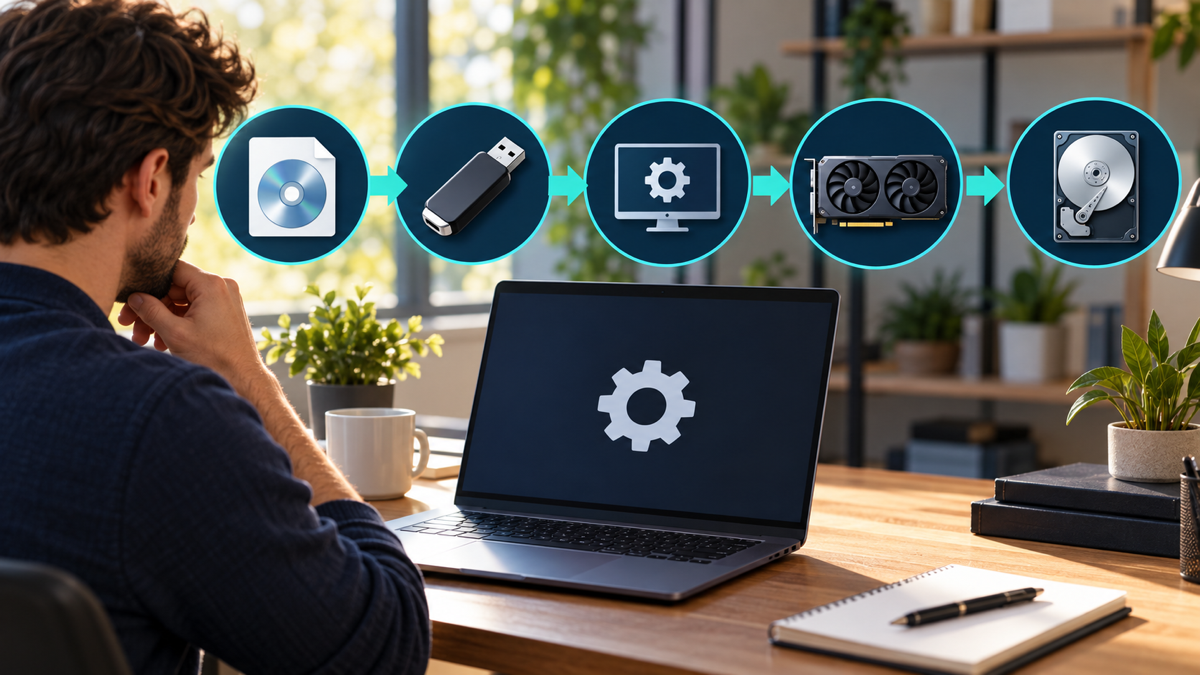 Các bước khoanh vùng lỗi từ USB boot đến ổ đĩa khi cài Ubuntu