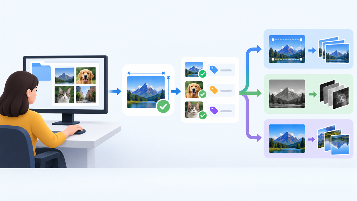 Pipeline kiểm tra file, kích thước và nhãn ảnh trước tiền xử lý