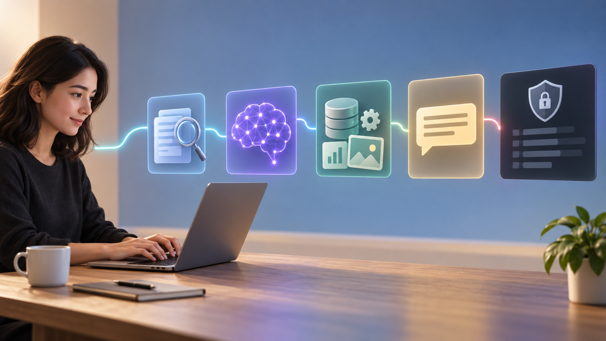 Trace ứng dụng LLM qua retrieval, model, tool và giám sát