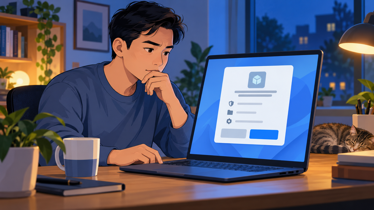 Người dùng kiểm tra ứng dụng trước khi chấp thuận quyền quản trị